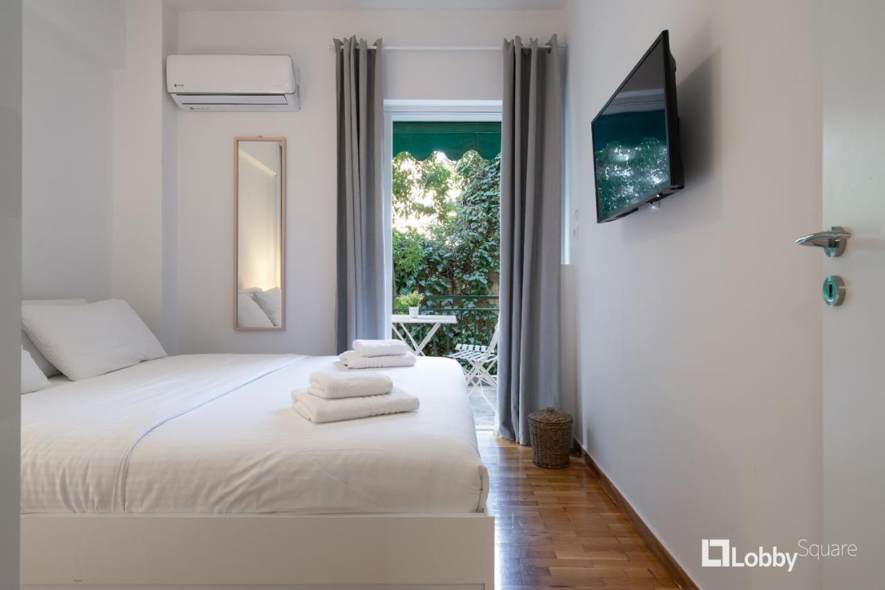 Aether Apartment By Lobbysquare Atenas Exterior foto